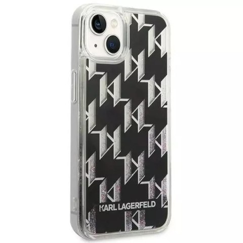 Karl Lagerfeld Etui ochronne na telefon Karl Lagerfeld KLHCP14SLMNMK do Apple iPhone 14 6,1" hardcase czarny/black Liquid Glitter Monogram Karl Lagerfeld Etui ochronne na telefon Karl Lagerfeld KLHCP14SLMNMK do Apple iPhone 14 6,1" hardcase czarny/black Liquid Glitter Monogram