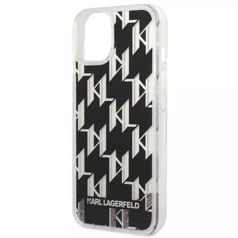 Karl Lagerfeld Etui ochronne na telefon Karl Lagerfeld KLHCP14SLMNMK do Apple iPhone 14 6,1" hardcase czarny/black Liquid Glitter Monogram Karl Lagerfeld Etui ochronne na telefon Karl Lagerfeld KLHCP14SLMNMK do Apple iPhone 14 6,1" hardcase czarny/black Liquid Glitter Monogram