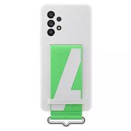 Samsung Etui Samsung EF-GA536TW do Samsung Galaxy A53 5G A536 biały/white Silicone Cover Strap