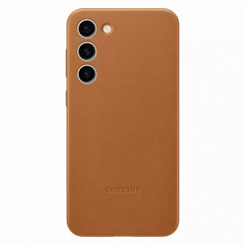 Samsung Etui na telefon Samsung Leather Cover do Samsung Galaxy S23+ Plus pokrowiec z naturalnej skóry camel (EF-VS916LAEGWW) Samsung Etui na telefon Samsung Leather Cover do Samsung Galaxy S23+ Plus pokrowiec z naturalnej skóry camel (EF-VS916LAEGWW)