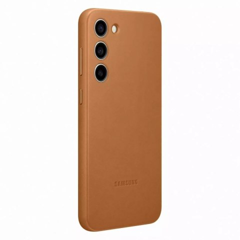 Samsung Etui na telefon Samsung Leather Cover do Samsung Galaxy S23+ Plus pokrowiec z naturalnej skóry camel (EF-VS916LAEGWW) Samsung Etui na telefon Samsung Leather Cover do Samsung Galaxy S23+ Plus pokrowiec z naturalnej skóry camel (EF-VS916LAEGWW)