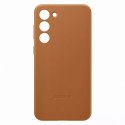 Samsung Etui na telefon Samsung Leather Cover do Samsung Galaxy S23+ Plus pokrowiec z naturalnej skóry camel (EF-VS916LAEGWW)