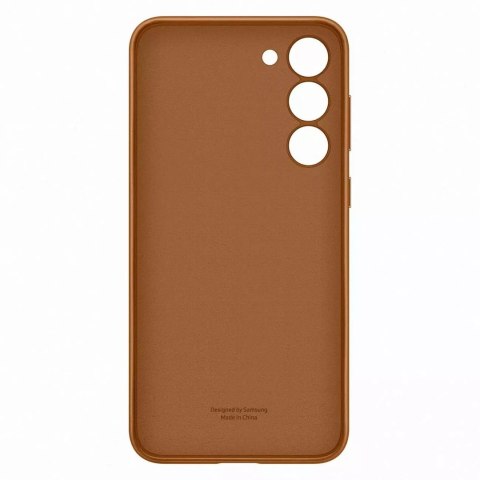 Samsung Etui na telefon Samsung Leather Cover do Samsung Galaxy S23+ Plus pokrowiec z naturalnej skóry camel (EF-VS916LAEGWW) Samsung Etui na telefon Samsung Leather Cover do Samsung Galaxy S23+ Plus pokrowiec z naturalnej skóry camel (EF-VS916LAEGWW)