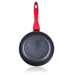 BANQUET PATELNIA GRANITOWA 28cm BANQUET METALLIC RED