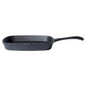 VILDE PATELNIA GRILLOWA ŻELIWNA 24cm Z SILIKONOWĄ NAKŁADKĄ CAST LINE 199044