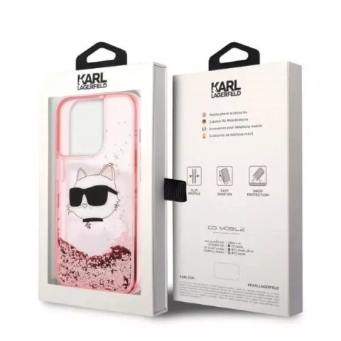 Karl Lagerfeld Etui Etui Karl Lagerfeld KLHCP14LLNCHCP do iPhone 14 Pro 6,1" hardcase Glitter Choupette Head Karl Lagerfeld Etui Etui Karl Lagerfeld KLHCP14LLNCHCP do iPhone 14 Pro 6,1" hardcase Glitter Choupette Head