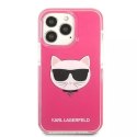 Karl Lagerfeld Etui Karl Lagerfeld KLHCP13XTPECPI do iPhone 13 Pro Max 6,7" hardcase Choupette Head