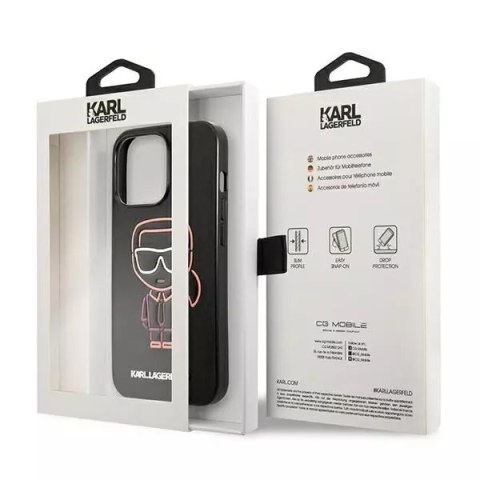 Karl Lagerfeld Etui Karl Lagerfeld KLHCP13XTUOK do iPhone 13 Pro Max 6,7" hardcase Karl Ikonik Outline Karl Lagerfeld Etui Karl Lagerfeld KLHCP13XTUOK do iPhone 13 Pro Max 6,7" hardcase Karl Ikonik Outline