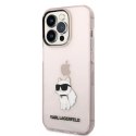 Karl Lagerfeld Etui Karl Lagerfeld KLHCP14LHNCHTCP do iPhone 14 Pro 6,1" hardcase Ikonik Choupette