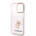 Karl Lagerfeld Etui Karl Lagerfeld KLHCP14LHNCHTCP do iPhone 14 Pro 6,1" hardcase Ikonik Choupette