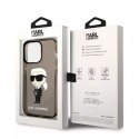 Karl Lagerfeld Etui Karl Lagerfeld KLHCP14LHNIKTCK do iPhone 14 Pro 6,1" hardcase Ikonik Karl Lagerfeld