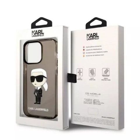 Karl Lagerfeld Etui Karl Lagerfeld KLHCP14LHNIKTCK do iPhone 14 Pro 6,1" hardcase Ikonik Karl Lagerfeld Karl Lagerfeld Etui Karl Lagerfeld KLHCP14LHNIKTCK do iPhone 14 Pro 6,1" hardcase Ikonik Karl Lagerfeld