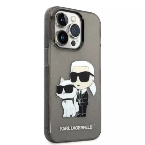 Karl Lagerfeld Etui Karl Lagerfeld KLHCP14LHNKCTGK do iPhone 14 Pro 6,1" hardcase Gliter Karl&Choupette Karl Lagerfeld Etui Karl Lagerfeld KLHCP14LHNKCTGK do iPhone 14 Pro 6,1" hardcase Gliter Karl&Choupette