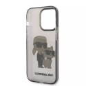 Karl Lagerfeld Etui Karl Lagerfeld KLHCP14LHNKCTGK do iPhone 14 Pro 6,1" hardcase Gliter Karl&Choupette