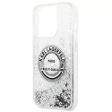 Karl Lagerfeld Etui Karl Lagerfeld KLHCP14LLCRSGRS do iPhone 14 Pro 6,1" hardcase Liquid Glitter RSG
