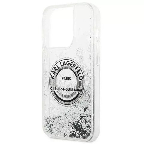 Karl Lagerfeld Etui Karl Lagerfeld KLHCP14LLCRSGRS do iPhone 14 Pro 6,1" hardcase Liquid Glitter RSG Karl Lagerfeld Etui Karl Lagerfeld KLHCP14LLCRSGRS do iPhone 14 Pro 6,1" hardcase Liquid Glitter RSG