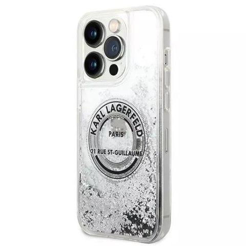 Karl Lagerfeld Etui Karl Lagerfeld KLHCP14LLCRSGRS do iPhone 14 Pro 6,1" hardcase Liquid Glitter RSG Karl Lagerfeld Etui Karl Lagerfeld KLHCP14LLCRSGRS do iPhone 14 Pro 6,1" hardcase Liquid Glitter RSG