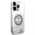Karl Lagerfeld Etui Karl Lagerfeld KLHCP14LLCRSGRS do iPhone 14 Pro 6,1" hardcase Liquid Glitter RSG