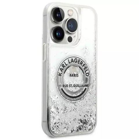 Karl Lagerfeld Etui Karl Lagerfeld KLHCP14LLCRSGRS do iPhone 14 Pro 6,1" hardcase Liquid Glitter RSG Karl Lagerfeld Etui Karl Lagerfeld KLHCP14LLCRSGRS do iPhone 14 Pro 6,1" hardcase Liquid Glitter RSG