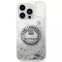 Karl Lagerfeld Etui Karl Lagerfeld KLHCP14LLCRSGRS do iPhone 14 Pro 6,1" hardcase Liquid Glitter RSG