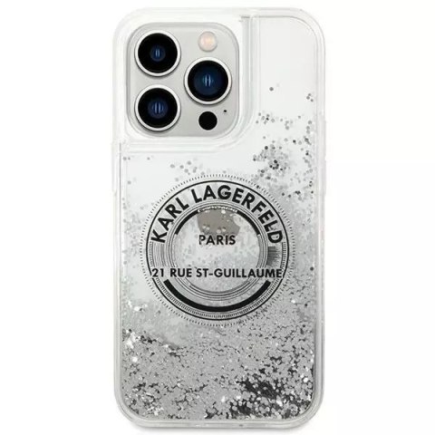 Karl Lagerfeld Etui Karl Lagerfeld KLHCP14LLCRSGRS do iPhone 14 Pro 6,1" hardcase Liquid Glitter RSG Karl Lagerfeld Etui Karl Lagerfeld KLHCP14LLCRSGRS do iPhone 14 Pro 6,1" hardcase Liquid Glitter RSG