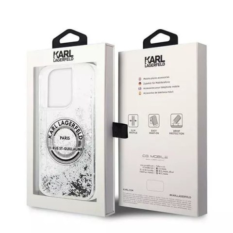 Karl Lagerfeld Etui Karl Lagerfeld KLHCP14LLCRSGRS do iPhone 14 Pro 6,1" hardcase Liquid Glitter RSG Karl Lagerfeld Etui Karl Lagerfeld KLHCP14LLCRSGRS do iPhone 14 Pro 6,1" hardcase Liquid Glitter RSG