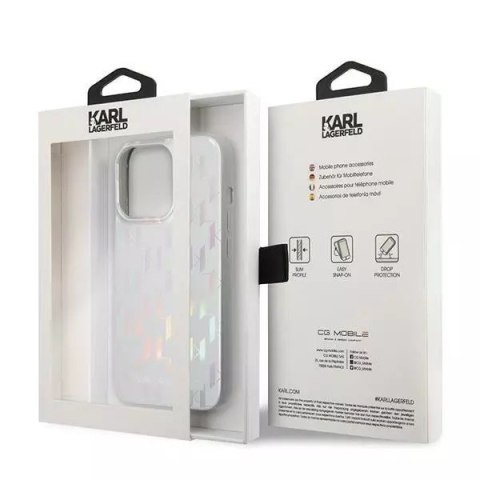 Karl Lagerfeld Etui Karl Lagerfeld KLHCP14LLGMMSV3 do iPhone 14 Pro 6,1" hardcase Monogram Iridescent Karl Lagerfeld Etui Karl Lagerfeld KLHCP14LLGMMSV3 do iPhone 14 Pro 6,1" hardcase Monogram Iridescent