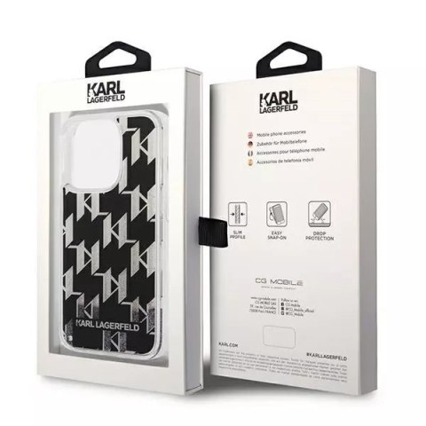 Karl Lagerfeld Etui Karl Lagerfeld KLHCP14LLMNMK do iPhone 14 Pro 6,1" hardcase Liquid Glitter Monogram Karl Lagerfeld Etui Karl Lagerfeld KLHCP14LLMNMK do iPhone 14 Pro 6,1" hardcase Liquid Glitter Monogram