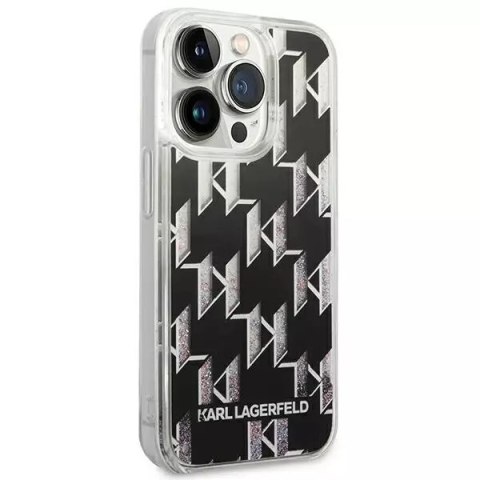 Karl Lagerfeld Etui Karl Lagerfeld KLHCP14LLMNMK do iPhone 14 Pro 6,1" hardcase Liquid Glitter Monogram Karl Lagerfeld Etui Karl Lagerfeld KLHCP14LLMNMK do iPhone 14 Pro 6,1" hardcase Liquid Glitter Monogram