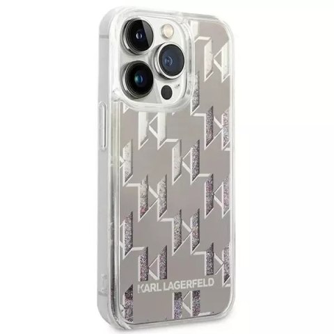 Karl Lagerfeld Etui Karl Lagerfeld KLHCP14LLMNMS do iPhone 14 Pro 6,1" hardcase Liquid Glitter Monogram Karl Lagerfeld Etui Karl Lagerfeld KLHCP14LLMNMS do iPhone 14 Pro 6,1" hardcase Liquid Glitter Monogram