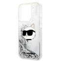 Karl Lagerfeld Etui Karl Lagerfeld KLHCP14LLNCHCS do iPhone 14 Pro 6,1" hardcase Glitter Choupette Head