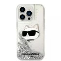 Karl Lagerfeld Etui Karl Lagerfeld KLHCP14LLNCHCS do iPhone 14 Pro 6,1" hardcase Glitter Choupette Head