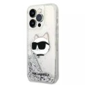 Karl Lagerfeld Etui Karl Lagerfeld KLHCP14LLNCHCS do iPhone 14 Pro 6,1" hardcase Glitter Choupette Head