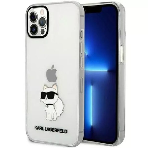 Karl Lagerfeld Etui ochronne na telefon Karl Lagerfeld KLHCP12MHNCHTCT do Apple iPhone 12 /12 Pro 6,1" transparent hardcase Ikonik Choupette Karl Lagerfeld Etui ochronne na telefon Karl Lagerfeld KLHCP12MHNCHTCT do Apple iPhone 12 /12 Pro 6,1" transparent hardcase Ikonik Choupette