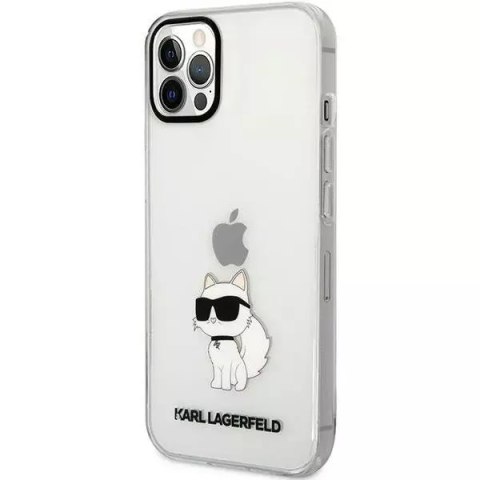 Karl Lagerfeld Etui ochronne na telefon Karl Lagerfeld KLHCP12MHNCHTCT do Apple iPhone 12 /12 Pro 6,1" transparent hardcase Ikonik Choupette Karl Lagerfeld Etui ochronne na telefon Karl Lagerfeld KLHCP12MHNCHTCT do Apple iPhone 12 /12 Pro 6,1" transparent hardcase Ikonik Choupette