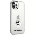 Karl Lagerfeld Etui ochronne na telefon Karl Lagerfeld KLHCP12MHNCHTCT do Apple iPhone 12 /12 Pro 6,1" transparent hardcase Ikonik Choupette