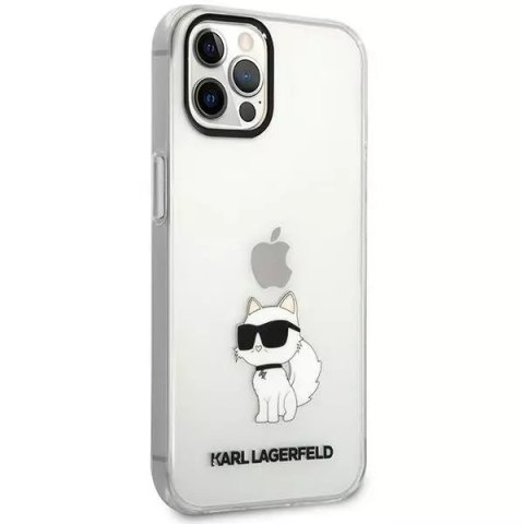 Karl Lagerfeld Etui ochronne na telefon Karl Lagerfeld KLHCP12MHNCHTCT do Apple iPhone 12 /12 Pro 6,1" transparent hardcase Ikonik Choupette Karl Lagerfeld Etui ochronne na telefon Karl Lagerfeld KLHCP12MHNCHTCT do Apple iPhone 12 /12 Pro 6,1" transparent hardcase Ikonik Choupette