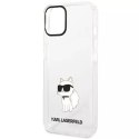 Karl Lagerfeld Etui ochronne na telefon Karl Lagerfeld KLHCP12MHNCHTCT do Apple iPhone 12 /12 Pro 6,1" transparent hardcase Ikonik Choupette