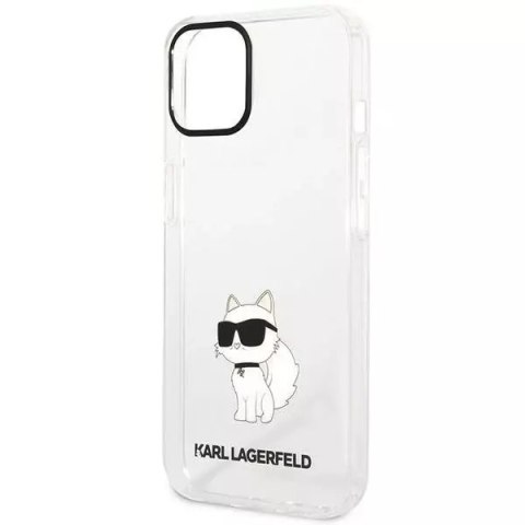 Karl Lagerfeld Etui ochronne na telefon Karl Lagerfeld KLHCP12MHNCHTCT do Apple iPhone 12 /12 Pro 6,1" transparent hardcase Ikonik Choupette Karl Lagerfeld Etui ochronne na telefon Karl Lagerfeld KLHCP12MHNCHTCT do Apple iPhone 12 /12 Pro 6,1" transparent hardcase Ikonik Choupette