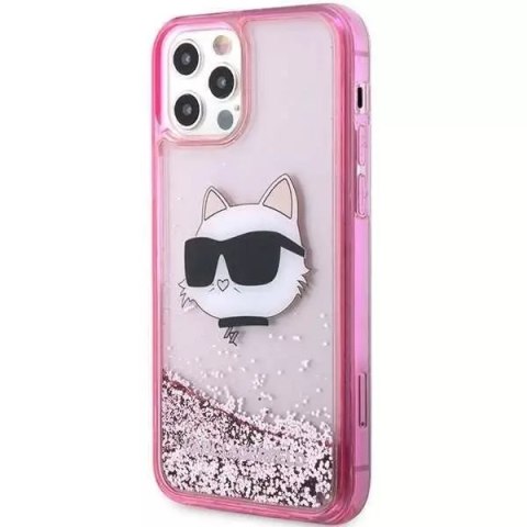 Karl Lagerfeld Etui ochronne na telefon Karl Lagerfeld KLHCP12MLNCHCP do Apple iPhone 12 /12 Pro 6,1" różowy/pink hardcase Glitter Choupette He Karl Lagerfeld Etui ochronne na telefon Karl Lagerfeld KLHCP12MLNCHCP do Apple iPhone 12 /12 Pro 6,1" różowy/pink hardcase Glitter Choupette He