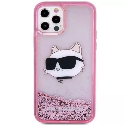 Karl Lagerfeld Etui ochronne na telefon Karl Lagerfeld KLHCP12MLNCHCP do Apple iPhone 12 /12 Pro 6,1" różowy/pink hardcase Glitter Choupette He Karl Lagerfeld Etui ochronne na telefon Karl Lagerfeld KLHCP12MLNCHCP do Apple iPhone 12 /12 Pro 6,1" różowy/pink hardcase Glitter Choupette He