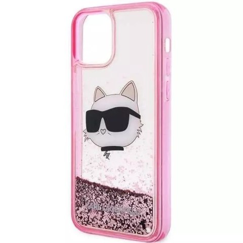 Karl Lagerfeld Etui ochronne na telefon Karl Lagerfeld KLHCP12MLNCHCP do Apple iPhone 12 /12 Pro 6,1" różowy/pink hardcase Glitter Choupette He Karl Lagerfeld Etui ochronne na telefon Karl Lagerfeld KLHCP12MLNCHCP do Apple iPhone 12 /12 Pro 6,1" różowy/pink hardcase Glitter Choupette He
