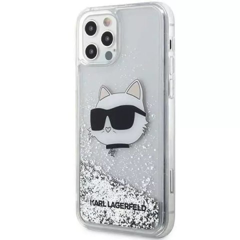 Karl Lagerfeld Etui ochronne na telefon Karl Lagerfeld KLHCP12MLNCHCS do Apple iPhone 12 /12 Pro 6,1" srebrny/silver hardcase Glitter Choupette Karl Lagerfeld Etui ochronne na telefon Karl Lagerfeld KLHCP12MLNCHCS do Apple iPhone 12 /12 Pro 6,1" srebrny/silver hardcase Glitter Choupette