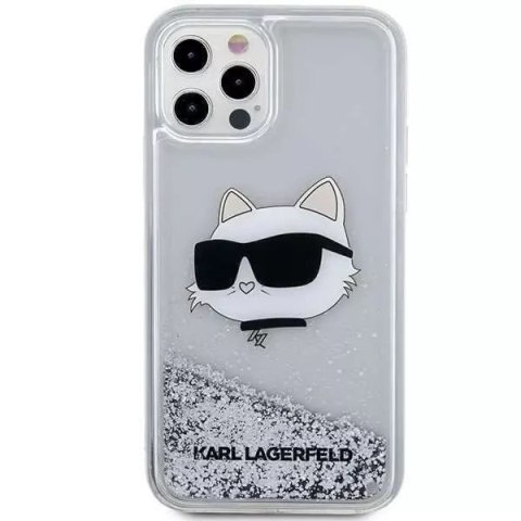 Karl Lagerfeld Etui ochronne na telefon Karl Lagerfeld KLHCP12MLNCHCS do Apple iPhone 12 /12 Pro 6,1" srebrny/silver hardcase Glitter Choupette Karl Lagerfeld Etui ochronne na telefon Karl Lagerfeld KLHCP12MLNCHCS do Apple iPhone 12 /12 Pro 6,1" srebrny/silver hardcase Glitter Choupette