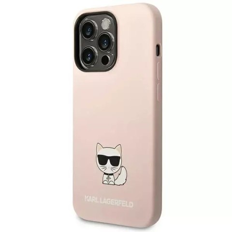 Karl Lagerfeld Etui ochronne na telefon Karl Lagerfeld KLHCP14LSLCTPI do Apple iPhone 14 Pro 6,1" hardcase jasnoróżowy/light pink Silicone Chou Karl Lagerfeld Etui ochronne na telefon Karl Lagerfeld KLHCP14LSLCTPI do Apple iPhone 14 Pro 6,1" hardcase jasnoróżowy/light pink Silicone Chou