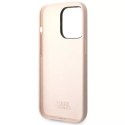Karl Lagerfeld Etui ochronne na telefon Karl Lagerfeld KLHCP14LSLCTPI do Apple iPhone 14 Pro 6,1" hardcase jasnoróżowy/light pink Silicone Chou
