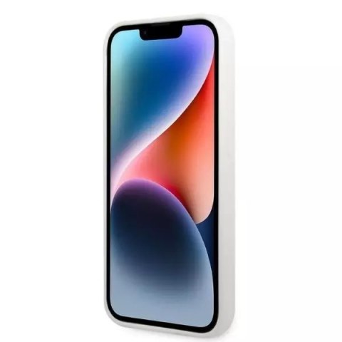 Karl Lagerfeld Etui ochronne na telefon Karl Lagerfeld KLHCP14LSNIKBCH do Apple iPhone 14 Pro 6,1" hardcase biały/white Silicone Ikonik Karl Lagerfeld Etui ochronne na telefon Karl Lagerfeld KLHCP14LSNIKBCH do Apple iPhone 14 Pro 6,1" hardcase biały/white Silicone Ikonik
