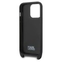 Karl Lagerfeld Etui ochronne na telefon Karl Lagerfeld KLHCP14LSTKMK do Apple iPhone 14 Pro 6,1" czarny/black hardcase Monogram Ikonik Patch