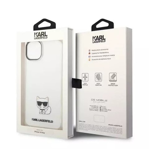 Karl Lagerfeld Etui ochronne na telefon Karl Lagerfeld KLHCP14MCTTR do Apple iPhone 14 Plus 6,7" hardcase przeźroczysty/transparent Choupette B Karl Lagerfeld Etui ochronne na telefon Karl Lagerfeld KLHCP14MCTTR do Apple iPhone 14 Plus 6,7" hardcase przeźroczysty/transparent Choupette B