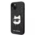Karl Lagerfeld Etui ochronne na telefon Karl Lagerfeld KLHCP14MG2CPK do Apple iPhone 14 Plus 6,7" czarny/black hardcase Glitter Choupette Patch